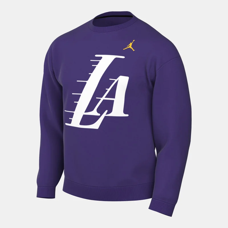 Nike Purple Men's NBA Los Angeles Lakers Statement Essentials Sweatshirt for Men | Best Price UAE
